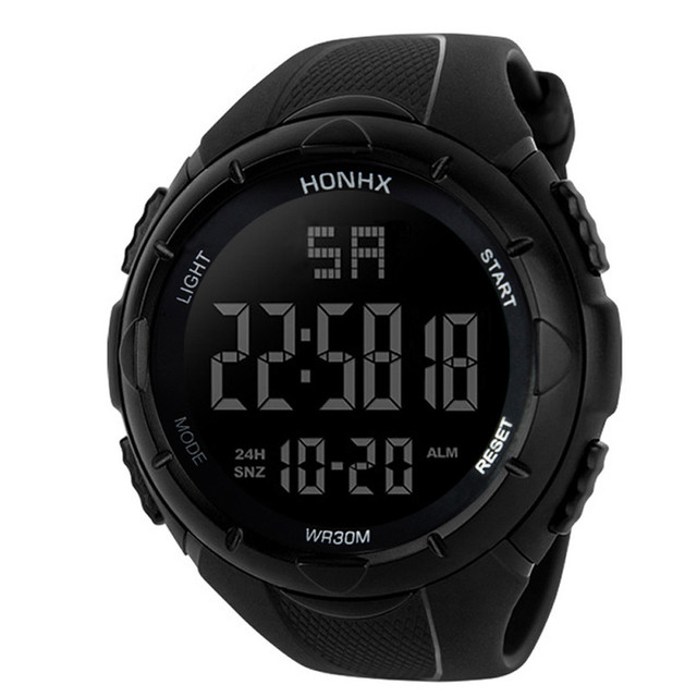 Luksusowy zegarek męski analogowo-cyfrowy z podświetleniem typu LED o sportowym charakterze i funkcji wodoodporności - rok 2021 - Wianko - 17