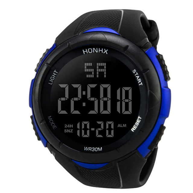Luksusowy zegarek męski analogowo-cyfrowy z podświetleniem typu LED o sportowym charakterze i funkcji wodoodporności - rok 2021 - Wianko - 12