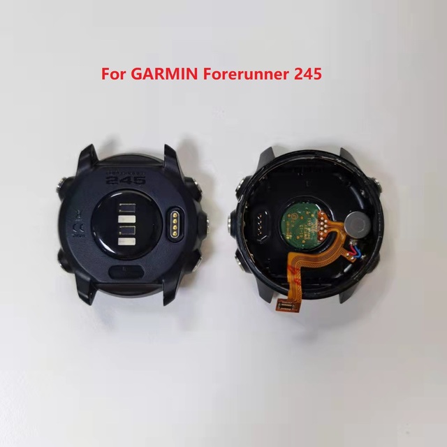 Oryginalna tylna pokrywa Garmin Forerunner 245 z przyciskami - zamiennik obudowy zegarka GPS - Wianko - 1