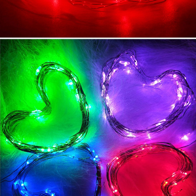 Bajkowe oświetlenie bożonarodzeniowe LED wodoodporne na wesele - lampa z drutem miedzianym Garland Party - Wianko - 11