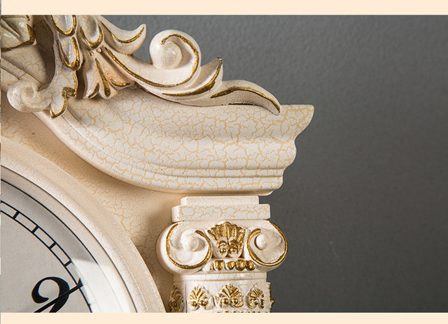 Rustykalny zegar ścienny drewniany, retro, luksusowy design, kwarcowy, duży, cichy, europejski styl, home decor - Wianko - 21