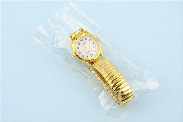 Elastyczny zegarek cyfrowy dla kobiet w średnim i podeszłym wieku, złoty prezent damski - Wianko - 8