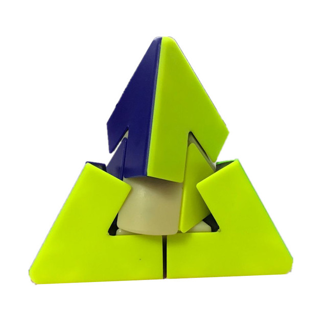 Dziwna magiczna kostka Lefang 2x2 w kształcie piramidy dla dzieci, zabawka edukacyjna i łamigłówka - Wianko - 3