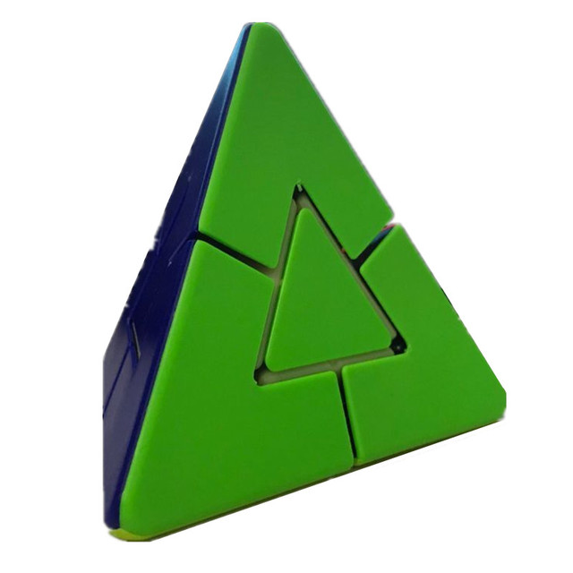 Dziwna magiczna kostka Lefang 2x2 w kształcie piramidy dla dzieci, zabawka edukacyjna i łamigłówka - Wianko - 2