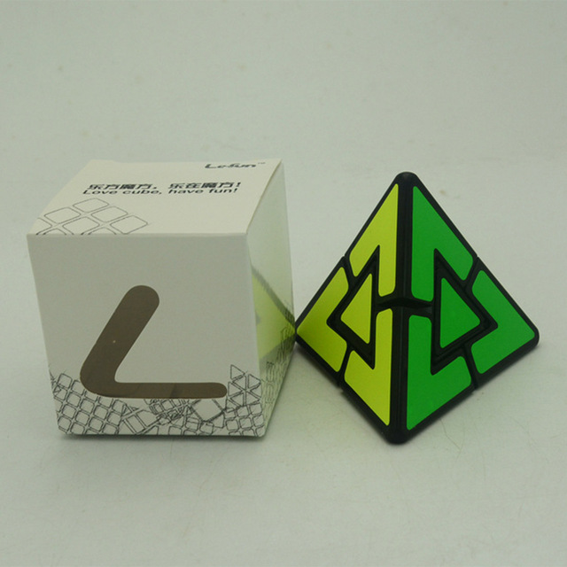 Dziwna magiczna kostka Lefang 2x2 w kształcie piramidy dla dzieci, zabawka edukacyjna i łamigłówka - Wianko - 4