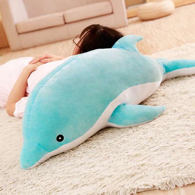 Duże pluszowe zabawki delfinów - wypchane zwierzęta morskie, idealne dla dzieci - Wianko - 7