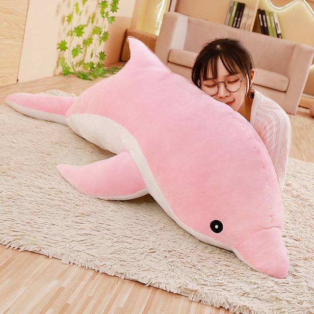 Duże pluszowe zabawki delfinów - wypchane zwierzęta morskie, idealne dla dzieci - Wianko - 6