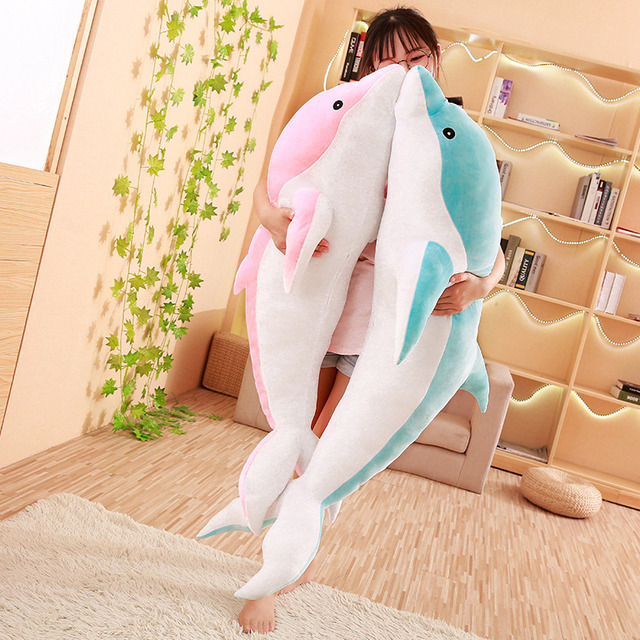 Duże pluszowe zabawki delfinów - wypchane zwierzęta morskie, idealne dla dzieci - Wianko - 2