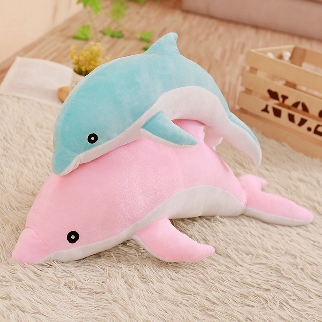 Duże pluszowe zabawki delfinów - wypchane zwierzęta morskie, idealne dla dzieci - Wianko - 4