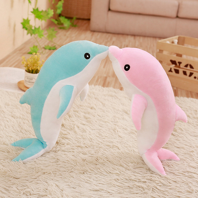 Duże pluszowe zabawki delfinów - wypchane zwierzęta morskie, idealne dla dzieci - Wianko - 5