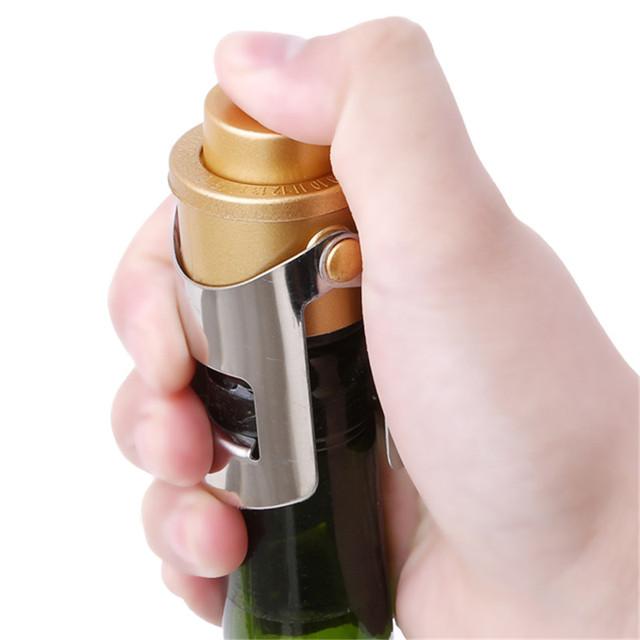 Przenośna butelka ze stali nierdzewnej z pompą próżniową do czerwonego wina i szampana - Wianko - 1