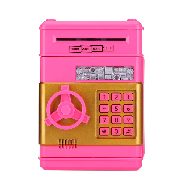 Elektroniczna skarbonka z hasłem ATM na monety i banknoty - Wianko - 12