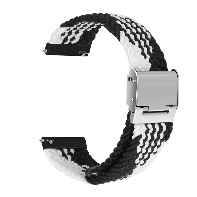 Uniwersalny elastyczny nylonowy pasek zegarka Solo 20mm/22mm, regulowane zapięcie, do Samsung Galaxy aktywny 2/3 i Huawei GT2 nadgarstek - Wianko - 27