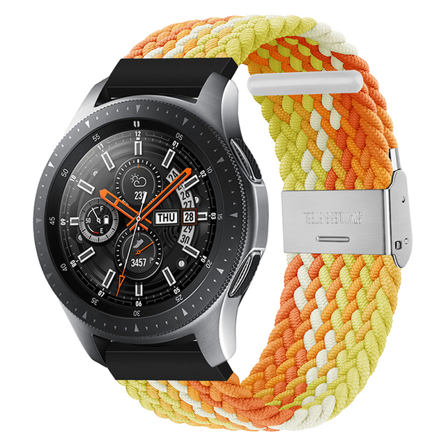 Uniwersalny elastyczny nylonowy pasek zegarka Solo 20mm/22mm, regulowane zapięcie, do Samsung Galaxy aktywny 2/3 i Huawei GT2 nadgarstek - Wianko - 10