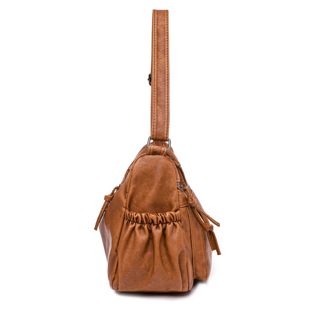 Luksusowe damskie torebki na ramię Annmouler Vintage z PU skóry - Wianko - 10