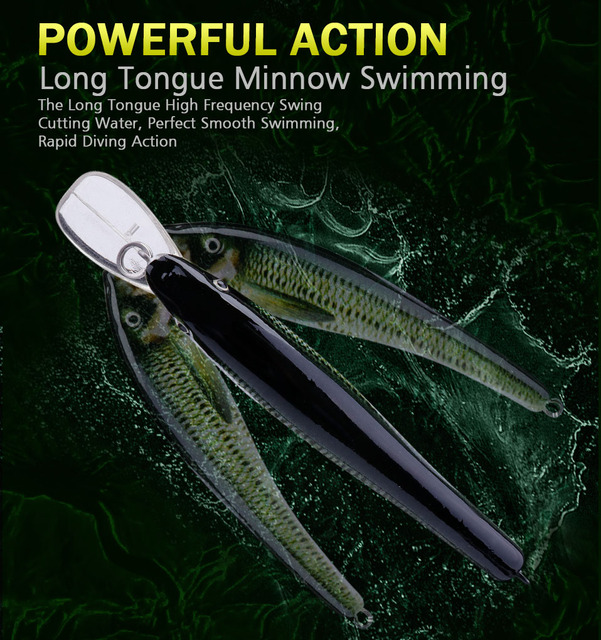 Woblery wędkarskie GOBASS Crankbait - przynęty sztuczne dla szczupaka 90mm/70mm - Wianko - 5