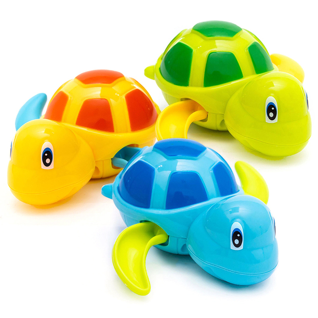Zabawka do kąpieli dla niemowląt - Żółw na kluczyk w kształcie zwierzątka - Wianko - 5