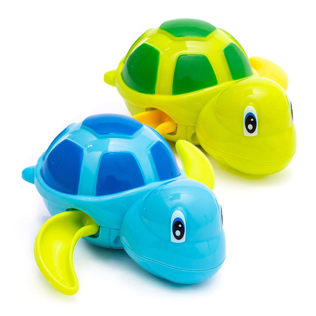 Zabawka do kąpieli dla niemowląt - Żółw na kluczyk w kształcie zwierzątka - Wianko - 7