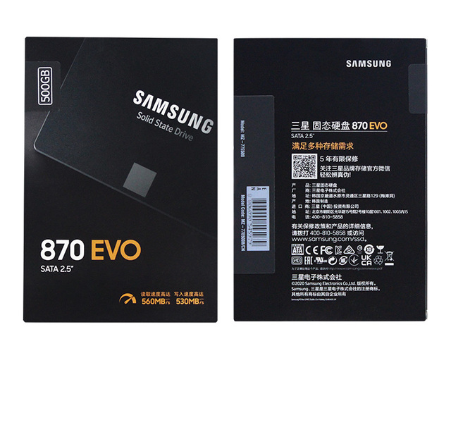Samsung SSD 870 EVO 1T - Wewnętrzny dysk półprzewodnikowy SATA 3 2.5 - 250GB, 500GB, 2TB, 4TB dla komputera stacjonarnego - Wianko - 11