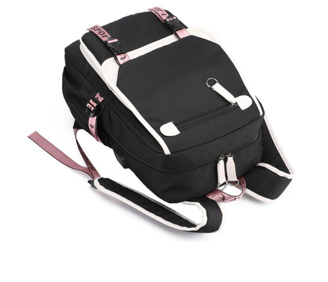Plecak szkolny Anime Tokyo Ghoul z funkcją ładowania USB dla nastolatków z laptopem - Wianko - 14