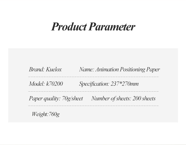 Kuelox-200 - 200 arkuszy papieru twardy, gładki i stabilny, 3 otwory, animacja, dobra przezroczystość Papier Kuelox-200 - 200 arkuszy, twardy i gładki, z 3 otworami, zapewniający animację i dobrą przezroczystość - Wianko - 2