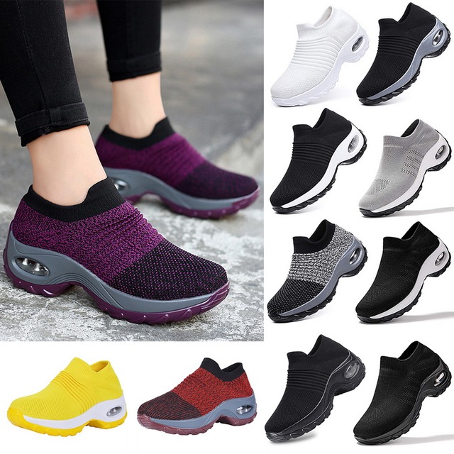 Biegowe sneakersy LITTHING 2021 - oddychające buty z siatką, platforma, rozmiary 36-43 - Wianko - 14