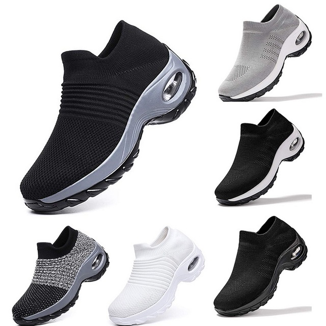 Biegowe sneakersy LITTHING 2021 - oddychające buty z siatką, platforma, rozmiary 36-43 - Wianko - 16
