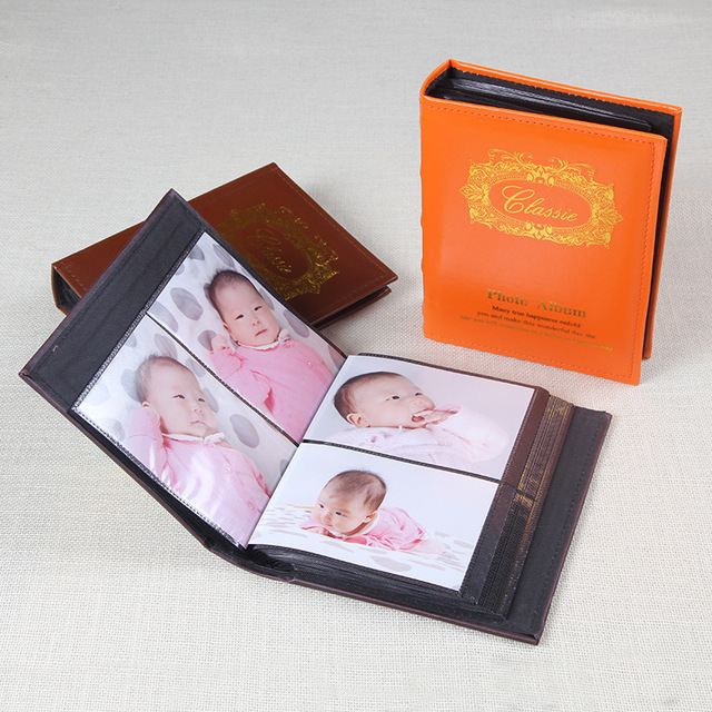 Album na zdjęcia 6 Cal 200 karteczek wewnętrznych ze skóry - Retro, kreatywny prezent rodzinny, pełna księżycowa pamiątka ślubna Ravel - Wianko - 16