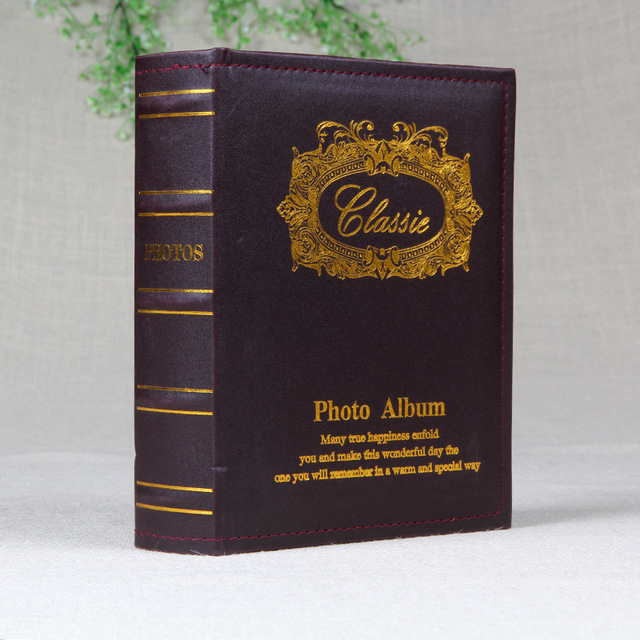 Album na zdjęcia 6 Cal 200 karteczek wewnętrznych ze skóry - Retro, kreatywny prezent rodzinny, pełna księżycowa pamiątka ślubna Ravel - Wianko - 19