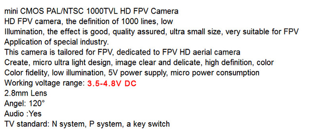 Monitor FPV 4.3 Cala 5.8G 48CH z ekranem wideo 480x272, wbudowaną baterią, nadajnikiem 5.8G 600mw TS5823 Pro + oraz kamerą CMOS 1000TVL - Wianko - 13