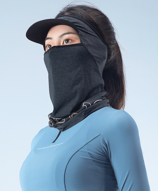 ROCKBROS Maska kolarska na twarz - oddychający pałąk absorbujący pot, odporny na UV 50+, idealny do biegania, wędkarstwa, sportów na świeżym powietrzu, w tym jazdy na rowerze i narciarstwa - Wianko - 12