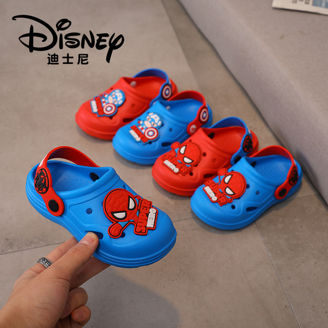 Sandały dziecięce Disney Mickey Minnie Mouse, Spiderman, Iron Man, Captain America - letnie buty chłopięce i dziewczęce na plażę, pantofle dla dzieci - Wianko - 6