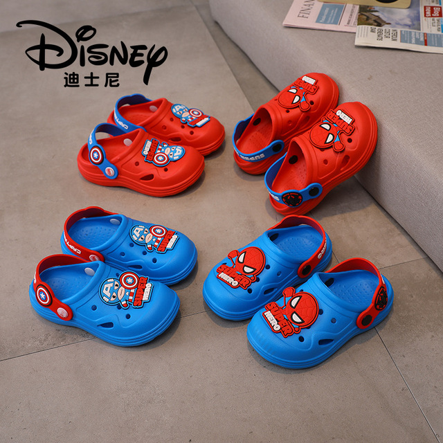 Sandały dziecięce Disney Mickey Minnie Mouse, Spiderman, Iron Man, Captain America - letnie buty chłopięce i dziewczęce na plażę, pantofle dla dzieci - Wianko - 7