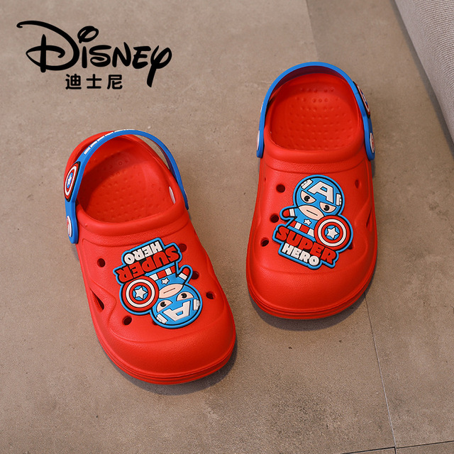 Sandały dziecięce Disney Mickey Minnie Mouse, Spiderman, Iron Man, Captain America - letnie buty chłopięce i dziewczęce na plażę, pantofle dla dzieci - Wianko - 9
