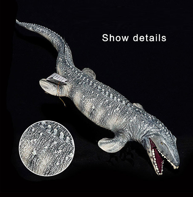 Miękki model dinozaura Mossaurus o rozmiarze 45cm - idealny prezent dla dzieci - Wianko - 4