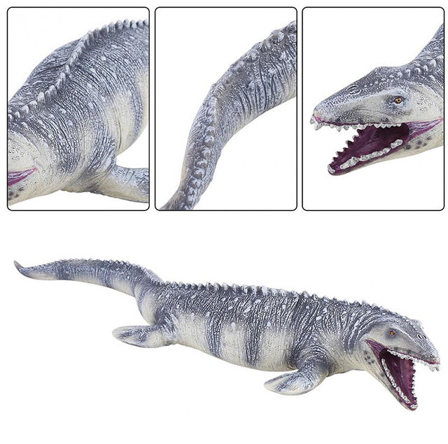 Miękki model dinozaura Mossaurus o rozmiarze 45cm - idealny prezent dla dzieci - Wianko - 8