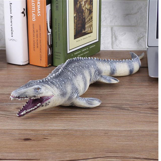 Miękki model dinozaura Mossaurus o rozmiarze 45cm - idealny prezent dla dzieci - Wianko - 6