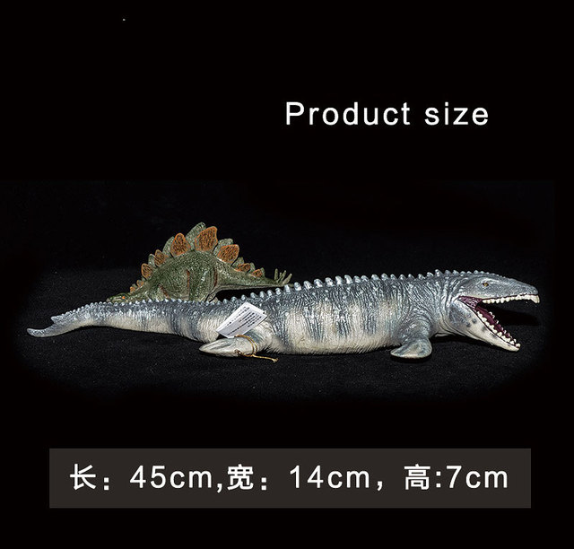 Miękki model dinozaura Mossaurus o rozmiarze 45cm - idealny prezent dla dzieci - Wianko - 3