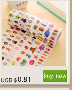 Nowa kreatywna biurowa taśma klejąca z papieru Washi 15mm * 10m - sowa rodzina, dekoracyjne naklejki - Wianko - 9