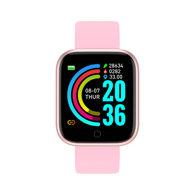 Zegarek Fitness Tracker 2 sztuki Y68 - inteligentny zegarek Bluetooth D20 cardio opaska sportowa na nadgarstek - Wianko - 14