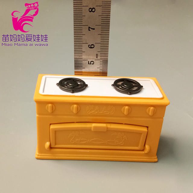Domek dla lalek z miniaturowym jedzeniem, zabawą i meblami oraz kieszenią na akcesoria do toalety i umywalką - Wianko - 41
