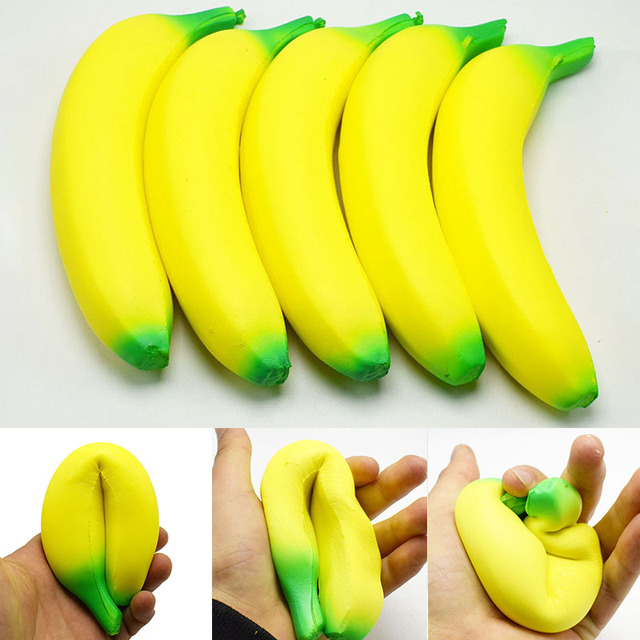 Antystresowa zabawka do zgniatania - Squishy Banana Powolne Rośnięcie Jumbo - Wianko - 10