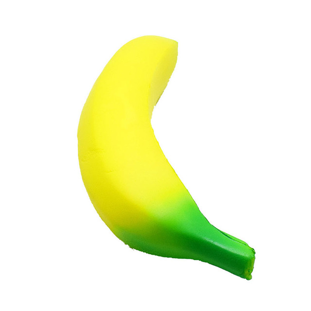 Antystresowa zabawka do zgniatania - Squishy Banana Powolne Rośnięcie Jumbo - Wianko - 1