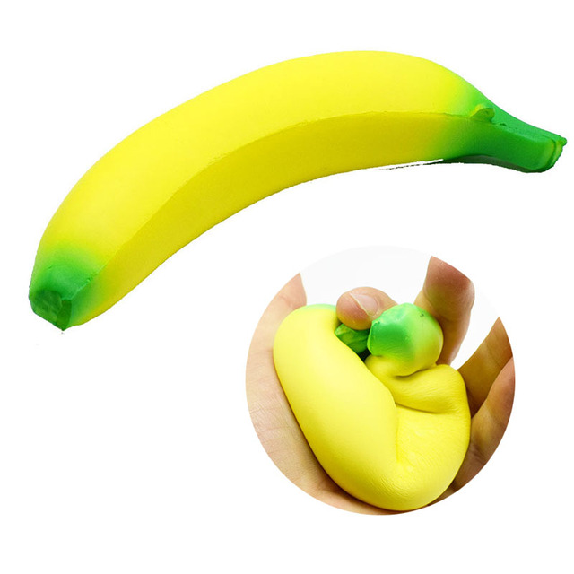 Antystresowa zabawka do zgniatania - Squishy Banana Powolne Rośnięcie Jumbo - Wianko - 3