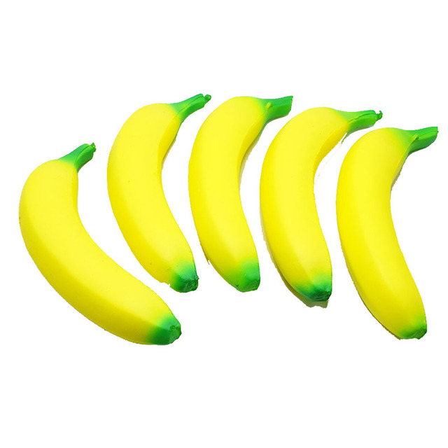 Antystresowa zabawka do zgniatania - Squishy Banana Powolne Rośnięcie Jumbo - Wianko - 4