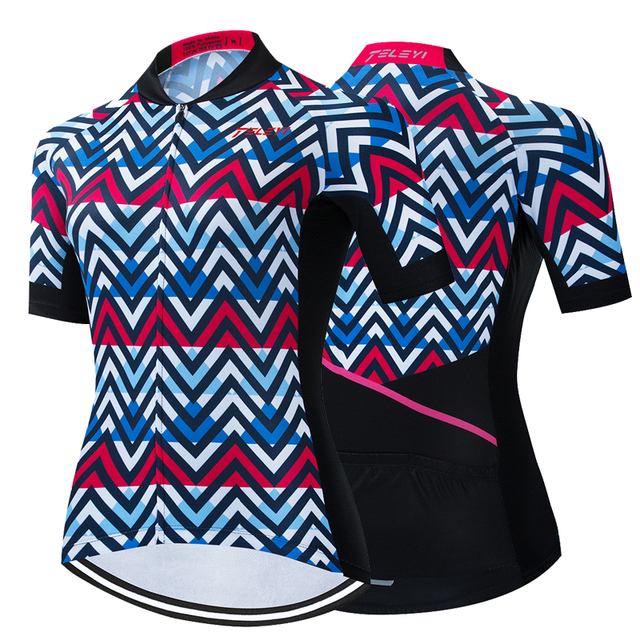 Koszulka kolarska RCC SKY 2022 damska z krótkim rękawem - oddychająca i funkcjonalna koszulka rowerowa MTB, Ropa Maillot Ciclismo - Wianko - 14