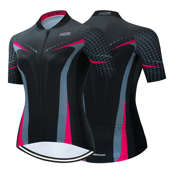Koszulka kolarska RCC SKY 2022 damska z krótkim rękawem - oddychająca i funkcjonalna koszulka rowerowa MTB, Ropa Maillot Ciclismo - Wianko - 13