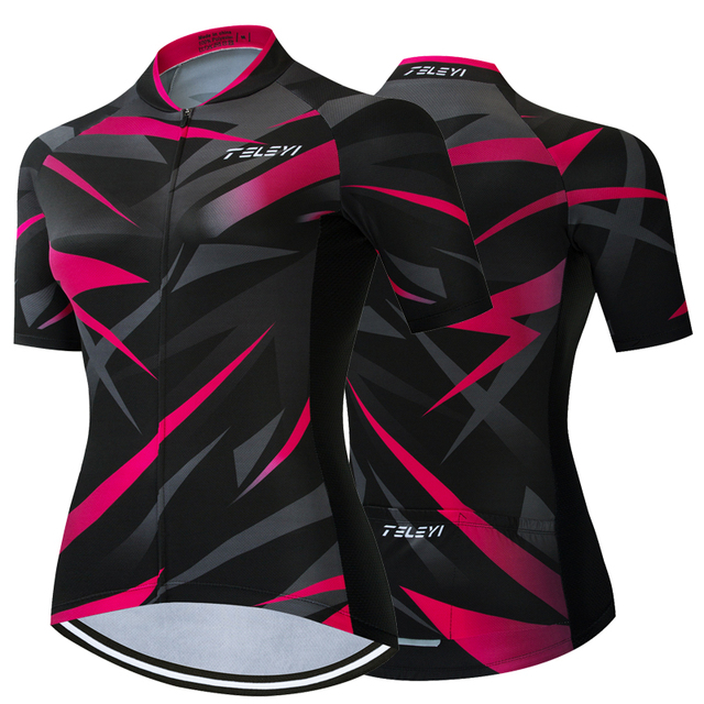 Koszulka kolarska RCC SKY 2022 damska z krótkim rękawem - oddychająca i funkcjonalna koszulka rowerowa MTB, Ropa Maillot Ciclismo - Wianko - 8