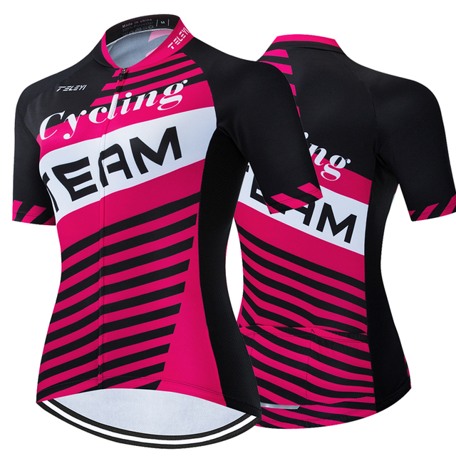 Koszulka kolarska RCC SKY 2022 damska z krótkim rękawem - oddychająca i funkcjonalna koszulka rowerowa MTB, Ropa Maillot Ciclismo - Wianko - 12
