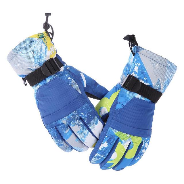 Rękawice narciarskie softshell PU skóra antypoślizgowa dotykowy ekran wodoodporne ciepłe rękawice na śnieg polarowe - Wianko - 10